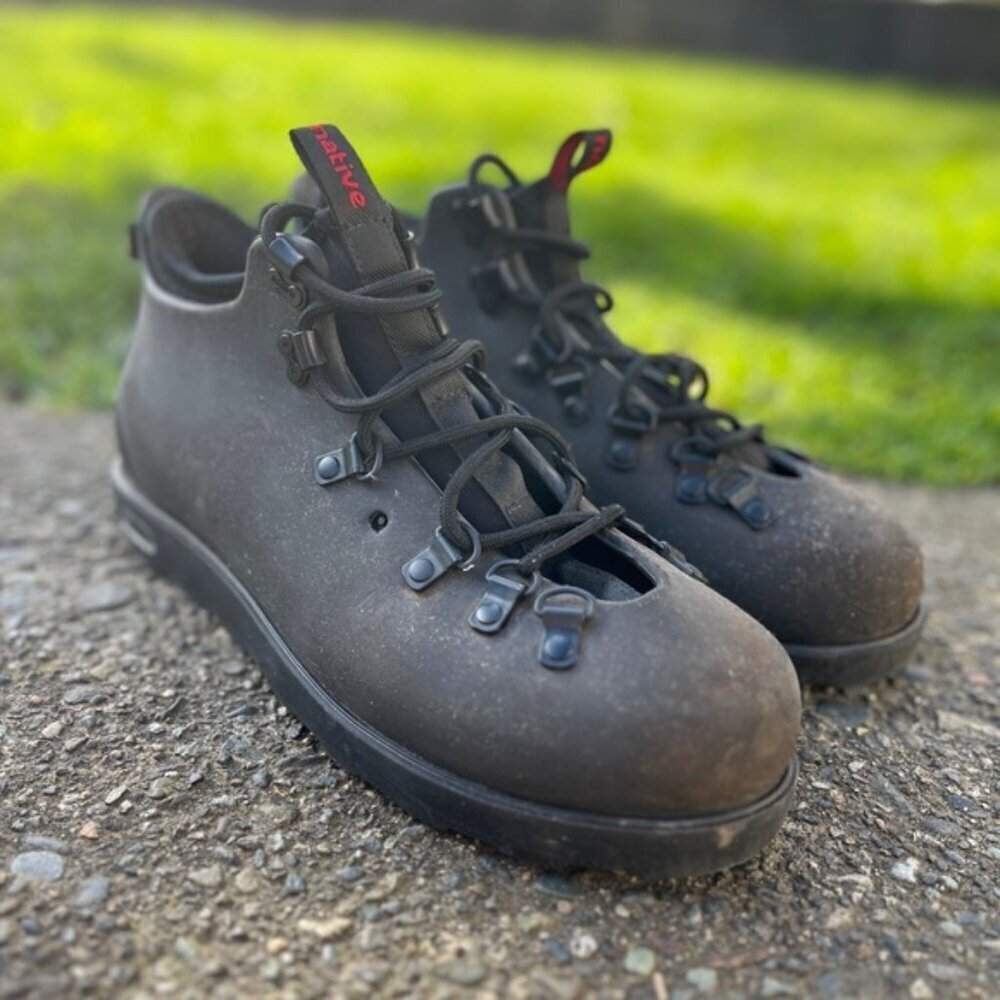 Native Shoes Fitzsimmons Citylite Bloom Insulated Boots Black Men's Size 10